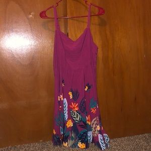 New Old Navy Sz L cami purple floral dress